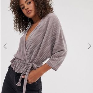 ASOS Wrap Top with tie